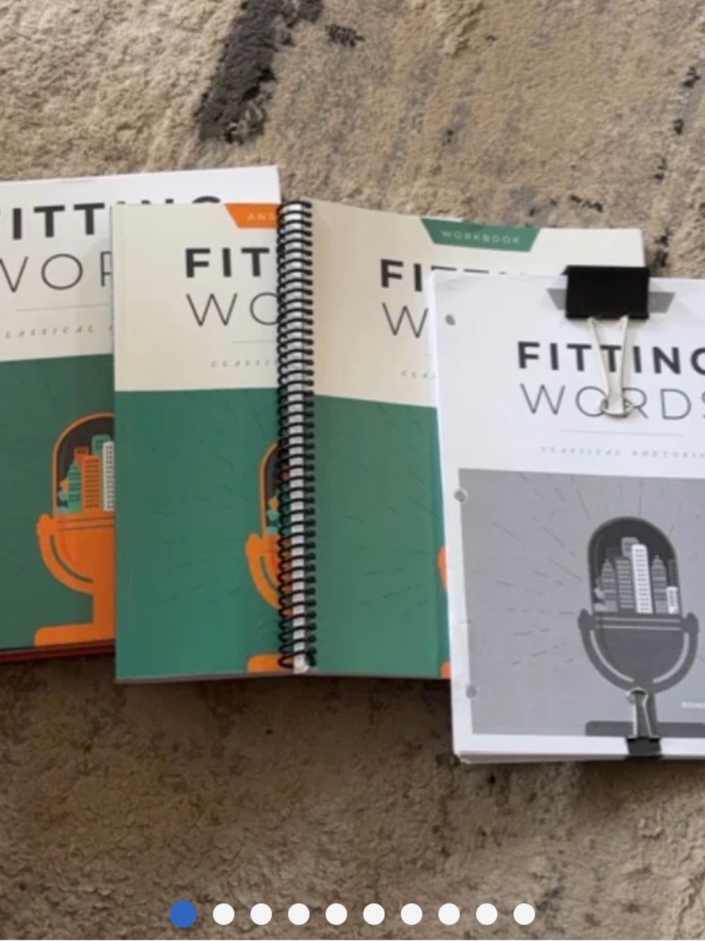 Workbook Set — Green and White